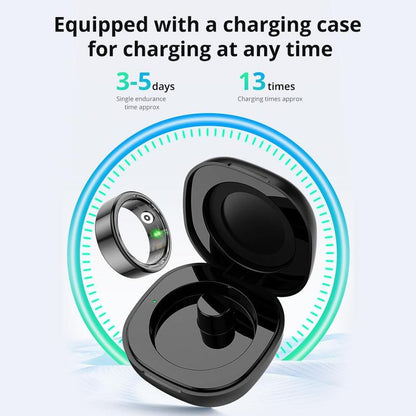 Smart Ring, Multifunctional IP68 Waterproof Activity Tracker with Multiple Sports Modes, Fashionable Wearable Devices for Men & Women