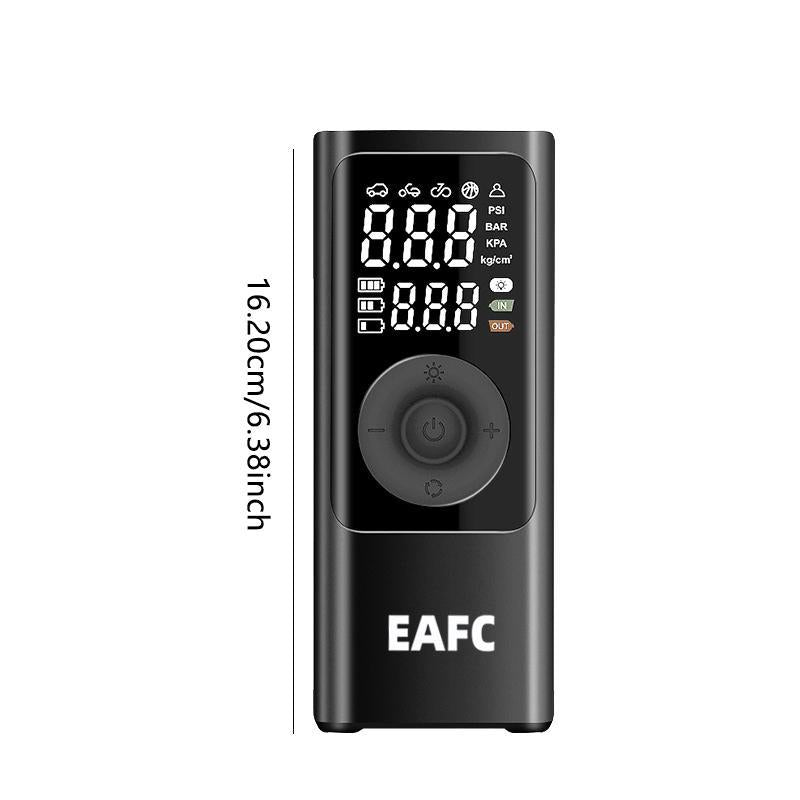 Digital Display Car Air Pump with Tire Pressure Monitor, Wireless Tire Inflator, 4500Mah Car Air Compressor, USB Rechargeable Tire Air Pump with LED Light