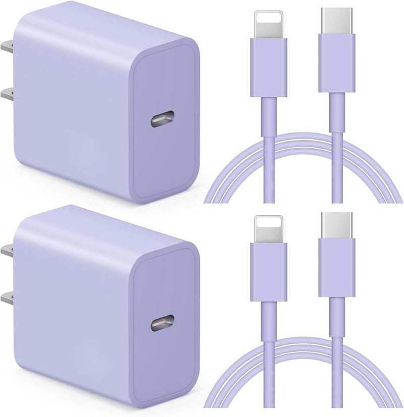 20W Iphone USB C Wall Charger with 6FT Super Fast Charger Cable Compatible with Iphone14/13/12/11/Xs/X,Ipad