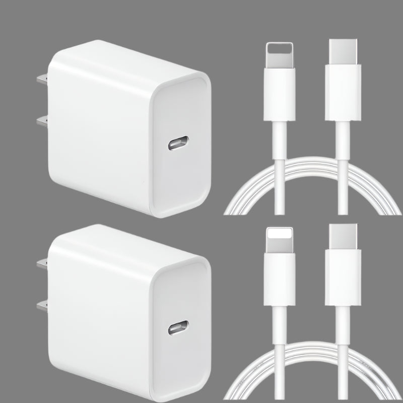 20W Iphone USB C Wall Charger with 6FT Super Fast Charger Cable Compatible with Iphone14/13/12/11/Xs/X,Ipad