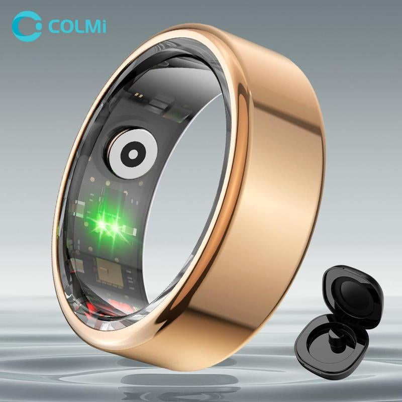 Smart Ring, Multifunctional IP68 Waterproof Activity Tracker with Multiple Sports Modes, Fashionable Wearable Devices for Men & Women