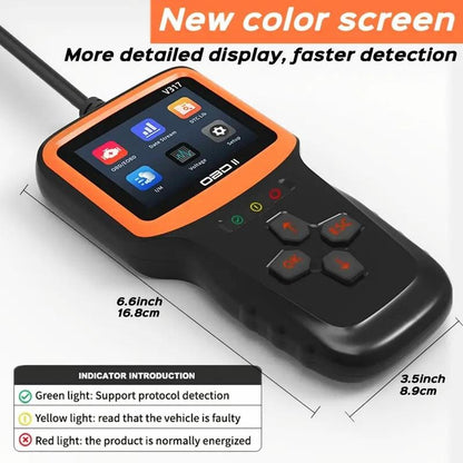 Car OBD2 Scanner, Auto Check Car Engine Fault Code Reader, Automotive Diagnostic Scan Tester Tool, OBDII/EOBD Scan Tool